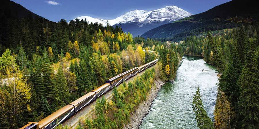 Travelling on the pioneering Rocky Mountaineer