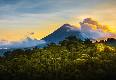 Arenal Volcano at Sunrise Costa Rica Arenal Volcano at Sunrise Costa Rica